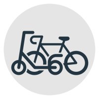 Fahrrad & Elektroroller Parkplätze