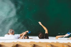 Un día de pesca, con familia y amigos